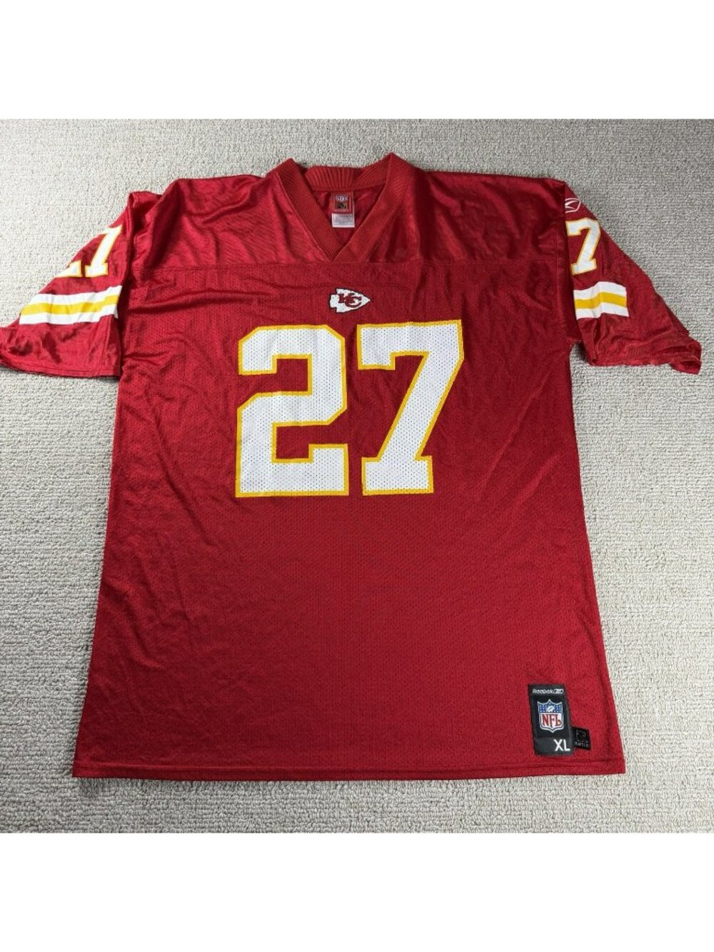 Reebok Kansas City Chiefs Larry Johnson Jersey #27 Red Men's Size XL